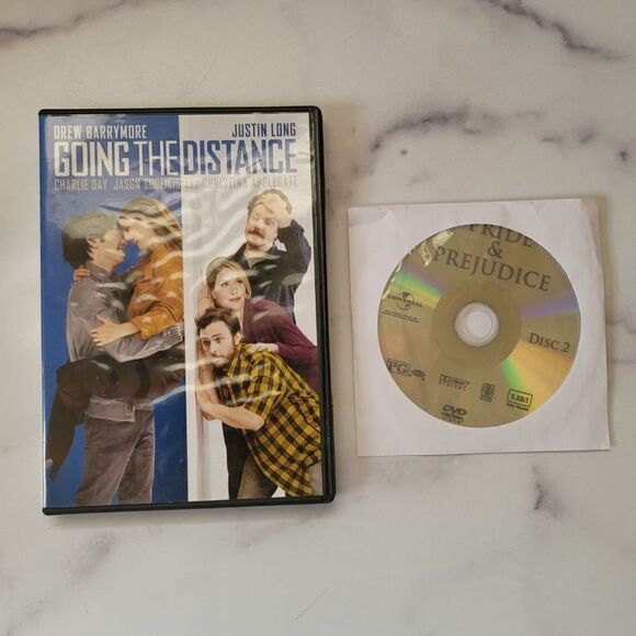 Is going the distance Pride and Prejudice DVD movie dics bundle of 2 romance rom - Picture 1 of 6